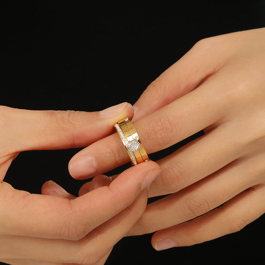 Shimandshine® Minimalist Gold Rings