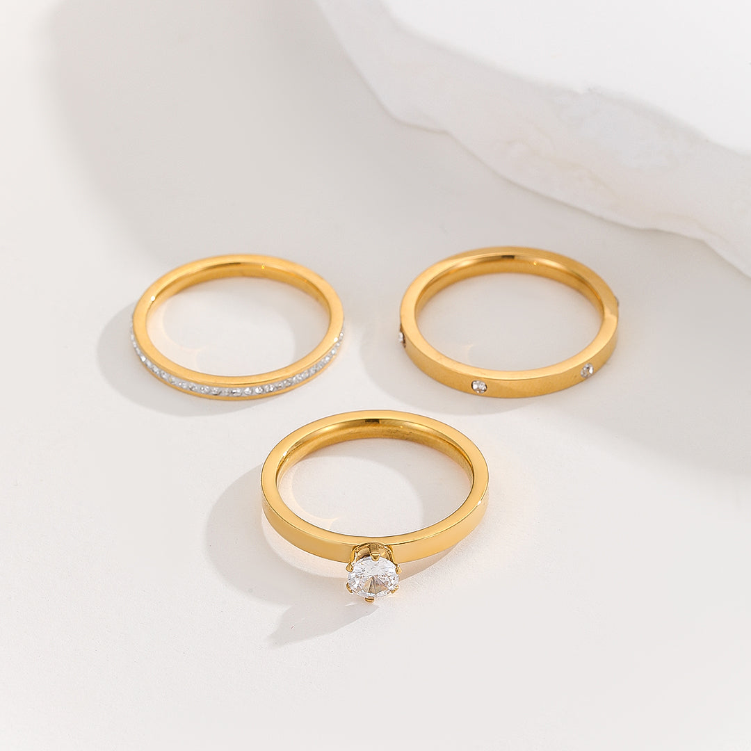 Shimandshine® Minimalist Gold Rings