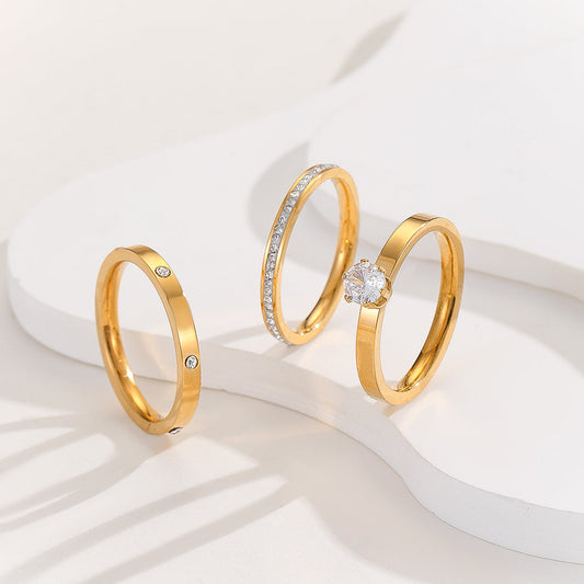 Shimandshine® Minimalist Gold Rings