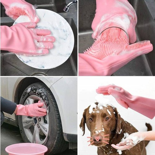 Shimandshine® Original Magic Silicon Dish-washing Gloves