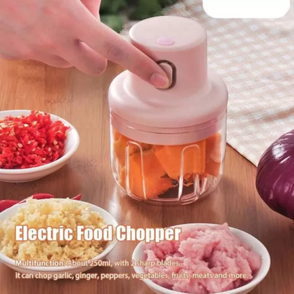 Shimandshine® Portable Mini Electric Garlic Food Chopper