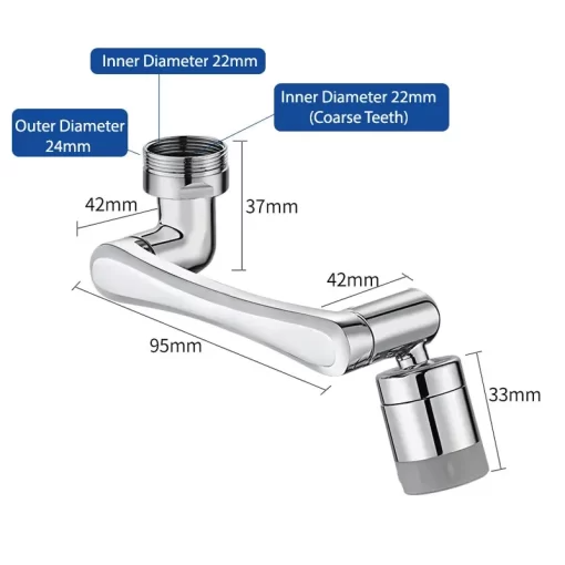 Shimandshine® Universal Rotating Faucet